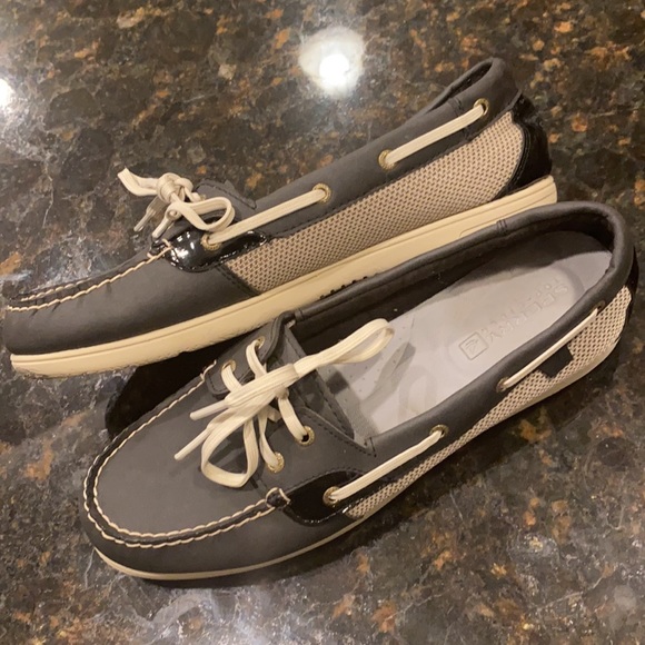 Sperry navy boat shoes size 10 - Picture 2 of 11